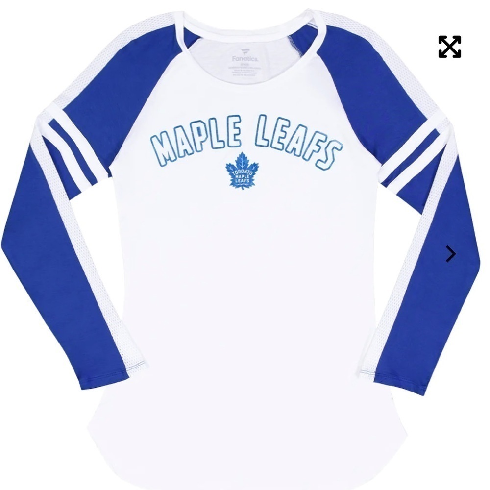 Women's Toronto Maple Leafs Long Sleeve Tee New with tag